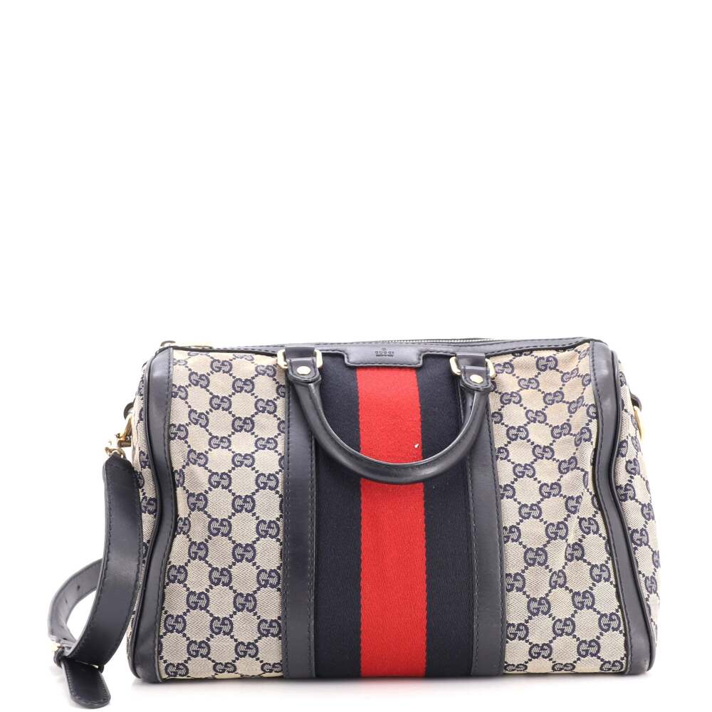 Gucci Vintage Web Boston Bag Gg Canvas #306729G12B